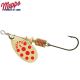 CUILLER MEPPS AGLIA OR POINTS ROUGES SINGLE HOOK