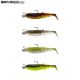 KIT LEURRES SOUPLES SAVAGE GEAR CANIBAL SHAD CLEARWATER